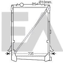 ElectroAuto 31R16013 - RADIADOR->APLICACION ORIGINAL DAF