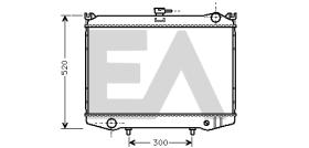 ElectroAuto 31R18027 - RADIADOR->APLICACION ORIGINAL NISSA