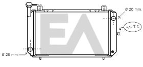 ElectroAuto 31R18032 - RADIADOR->APLICACION ORIGINAL NISSA