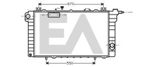 ElectroAuto 31R18046 - RADIADOR->APLICACION ORIGINAL NISSA