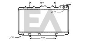ElectroAuto 31R18051 - RADIADOR->APLICACION ORIGINAL NISSA