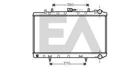 ElectroAuto 31R18076 - RADIADOR->APLICACION ORIGINAL NISSA