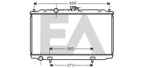 ElectroAuto 31R18089 - RADIADOR->APLICACION ORIGINAL NISSA