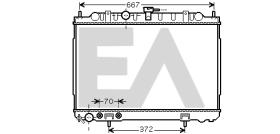 ElectroAuto 31R18095 - RADIADOR->APLICACION ORIGINAL NISSA