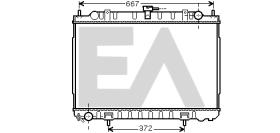 ElectroAuto 31R18096 - RADIADOR->APLICACION ORIGINAL NISSA