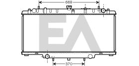 ElectroAuto 31R18101 - RADIADOR AGUA NISSAN