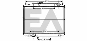 ElectroAuto 31R18106 - RADIADOR->APLICACION ORIGINAL NISSA