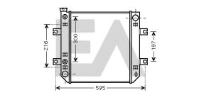 ElectroAuto 31R18109 - RADIADOR->APLICACION ORIGINAL NISSA