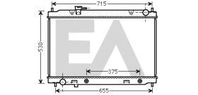 ElectroAuto 31R18144 - RADIADOR->APLICACION ORIGINAL INFIN