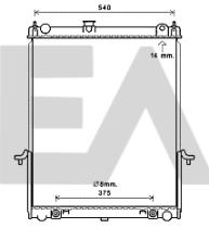 ElectroAuto 31R18145 - RADIADOR->APLICACION ORIGINAL NISSA