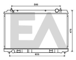 ElectroAuto 31R18147 - RADIADOR->APLICACION ORIGINAL NISSA