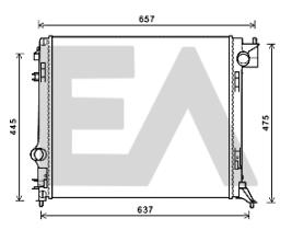 ElectroAuto 31R18152 - RADIADOR->APLICACION ORIGINAL NISSA