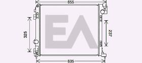 ElectroAuto 31R18159 - RADIADOR->APLICACION ORIGINAL NISSA