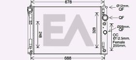 ElectroAuto 31R18162 - RADIADOR->APLICACION ORIGINAL INFIN