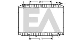 ElectroAuto 31R18166 - RADIADOR->APLICACION ORIGINAL NISSA