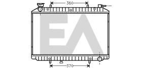 ElectroAuto 31R18168 - RADIADOR->APLICACION ORIGINAL NISSA