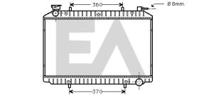 ElectroAuto 31R18174 - RADIADOR->APLICACION ORIGINAL NISSA