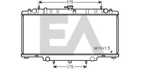 ElectroAuto 31R18189 - RADIADOR->APLICACION ORIGINAL NISSA