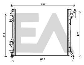 ElectroAuto 31R18190 - RADIADOR->APLICACION ORIGINAL NISSA