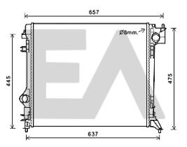 ElectroAuto 31R18192 - RADIADOR->APLICACION ORIGINAL NISSA