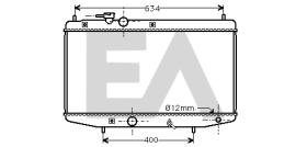 ElectroAuto 31R19012 - RADIADOR->APLICACION ORIGINAL DAIHA