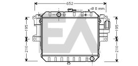 ElectroAuto 31R19024 - RADIADOR->APLICACION ORIGINAL DAIHA
