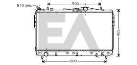 ElectroAuto 31R20051 - RADIADOR AGUA DAEWOO
