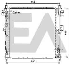 ElectroAuto 31R20056 - RADIADOR->APLICACION ORIGINAL SSANG