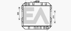 ElectroAuto 31R22013 - RADIADOR->APLICACION ORIGINAL FORD
