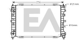 ElectroAuto 31R22080 - RADIADOR->APLICACION ORIGINAL FORD