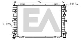 ElectroAuto 31R22081 - RADIADOR->APLICACION ORIGINAL FORD