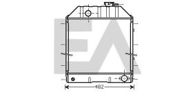 ElectroAuto 31R22089 - RADIADOR->APLICACION ORIGINAL FORD