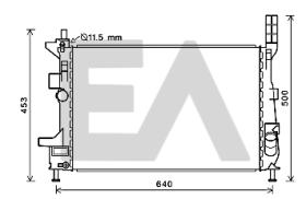 ElectroAuto 31R22098 - RADIADOR->APLICACION ORIGINAL FORD