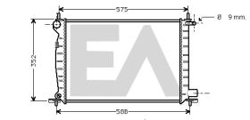 ElectroAuto 31R22114 - RADIADOR->APLICACION ORIGINAL FORD