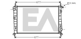 ElectroAuto 31R22116 - RADIADOR AGUA FORD