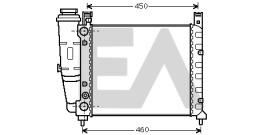 ElectroAuto 31R25006 - RADIADOR->APLICACION ORIGINAL FIAT