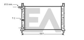 ElectroAuto 31R25008 - RADIADOR->APLICACION ORIGINAL FIAT