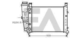 ElectroAuto 31R25012 - RADIADOR->APLICACION ORIGINAL FIAT