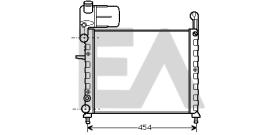 ElectroAuto 31R25019 - RADIADOR->APLICACION ORIGINAL FIAT