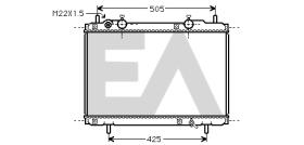 ElectroAuto 31R25036 - RADIADOR->APLICACION ORIGINAL FIAT