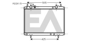 ElectroAuto 31R25037 - RADIADOR->APLICACION ORIGINAL FIAT
