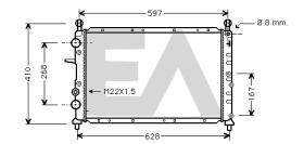 ElectroAuto 31R25039 - RADIADOR->APLICACION ORIGINAL LANCI