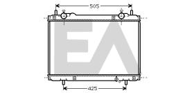 ElectroAuto 31R25042 - RADIADOR->APLICACION ORIGINAL FIAT