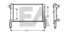 ElectroAuto 31R25050 - RADIADOR->APLICACION ORIGINAL FIAT