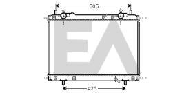ElectroAuto 31R25051 - RADIADOR->APLICACION ORIGINAL FIAT