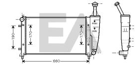 ElectroAuto 31R25052 - RADIADOR->APLICACION ORIGINAL LANCI