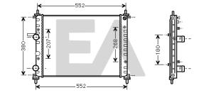 ElectroAuto 31R25053 - RADIADOR->APLICACION ORIGINAL FIAT