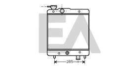 ElectroAuto 31R25072 - RADIADOR AGUA FIAT