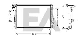 ElectroAuto 31R25115 - RADIADOR->APLICACION ORIGINAL FIAT