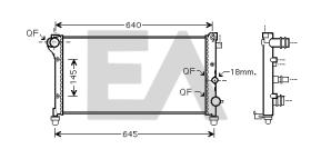 ElectroAuto 31R25118 - RADIADOR->APLICACION ORIGINAL FIAT